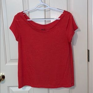 Red AE babydoll tee